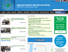 Tablet Screenshot of lda-sisak.hr